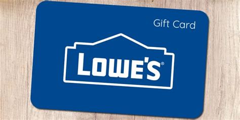 win lowes gift card|Win a $50.00 Lowe's Gift Card!.